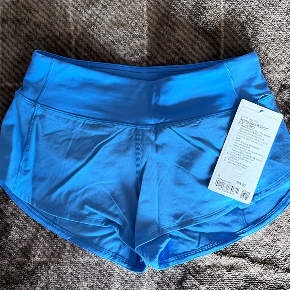 Lululemon Speed up 2.5 LR short BLUE NILE - Picture 10 of 12
